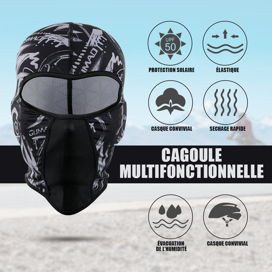 Cagoule Lycra Moto Multifonctionnelle