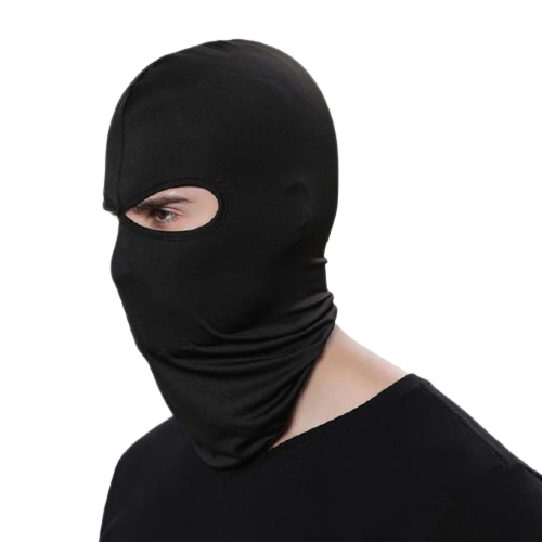 Cagoule 2 Trous Noir | My Cagoule