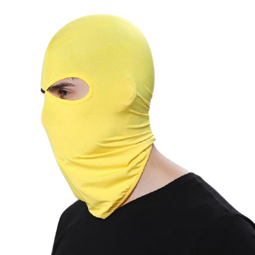 Cagoule 2 Trous Jaune | My Cagoule